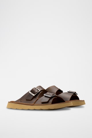 Sandalias de piel Solsbury - Marrón