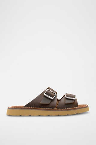 Sandalias de piel Solsbury - Marrón