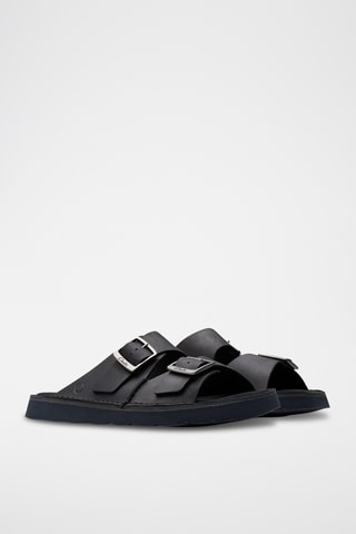 Sandalias de piel Solsbury - Negro