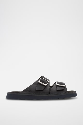 Sandalias de piel Solsbury - Negro