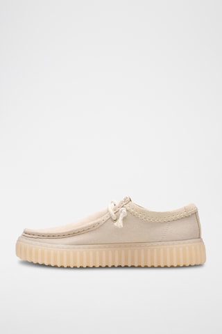 Mocasines de nobuk con plataforma Torhill - Beige
