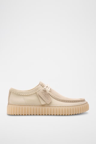 Mocasines de nobuk con plataforma Torhill - Beige