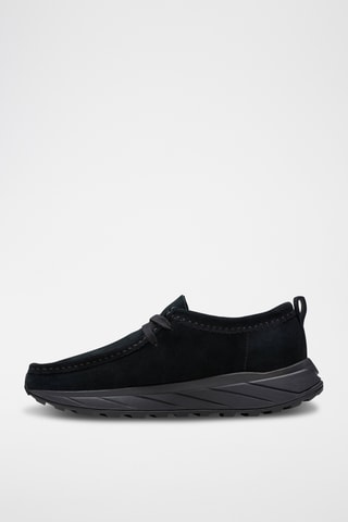 Zapatillas de nobuk con plataforma Walla - Negro