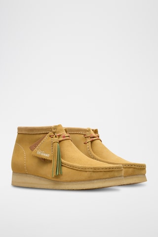 Botas de nobuk Wallabee - Marrón claro