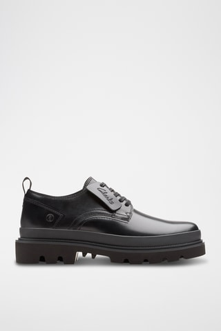 Derbies de piel con plataforma Badell - Negro