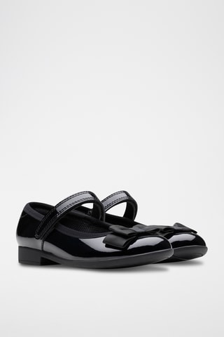 Babies de piel de charol Scala - Negro