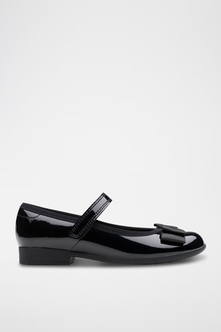Babies de piel de charol Scala - Negro