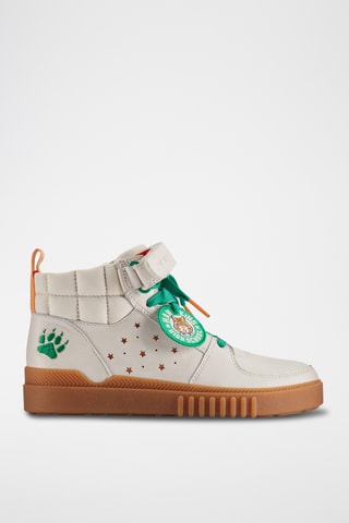 Zapatillas altas de piel SomersetHiO Stranger Things - Blanco