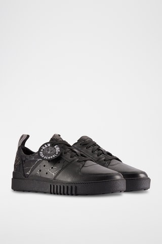 Zapatillas de piel SomersetShO Stranger Things - Negro