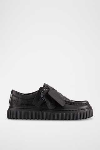 Mocasines de piel con plataforma TorHillLo Stranger Things - Negro