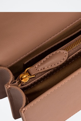 Sac bandoulière en cuir Love One Mini - Cuivre