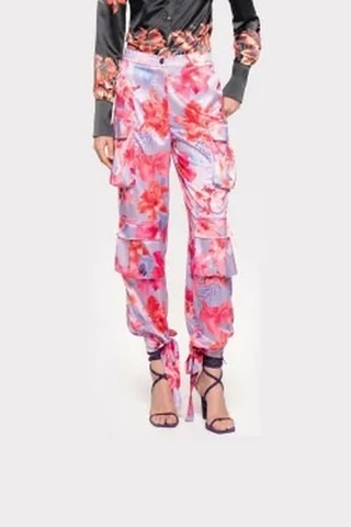 Pantalón de tiro alto - Malva