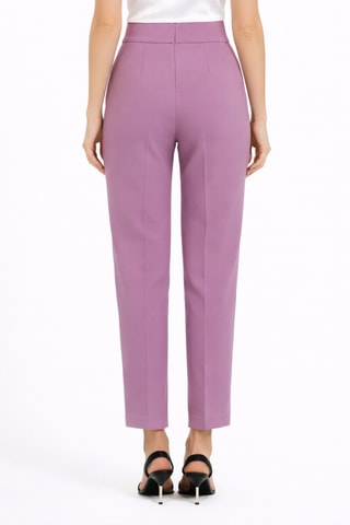 Pantalón de tiro alto - Violeta
