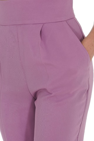 Pantalón de tiro alto - Violeta