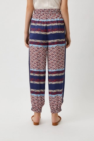 Pantalón de tiro alto - Azul