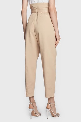 Pantalón de tiro alto - Caqui