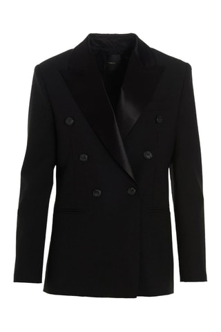 Chaqueta de lana - Negro