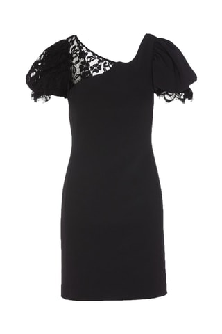 Vestido recto - Negro