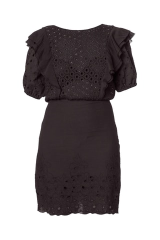 Vestido evasé - Negro