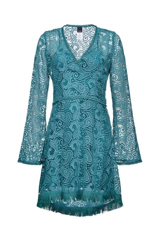 Vestido evasé - Verde