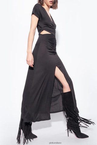 Vestido largo - Negro