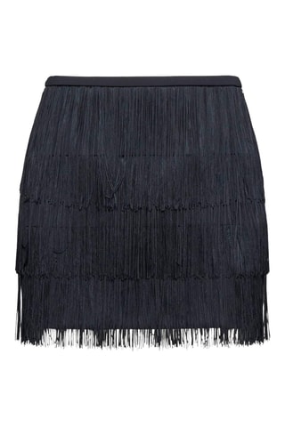 Falda recta - Negro