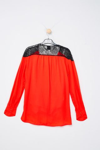 Blusa drapeada - Rojo