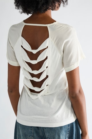 Top de seda - Blanco