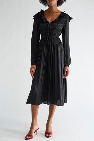 Vestido midi - Negro