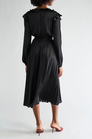 Vestido midi - Negro