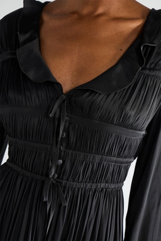 Vestido midi - Negro