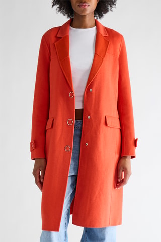 Abrigo de alpaca - Rojo
