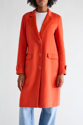 Abrigo de alpaca - Rojo