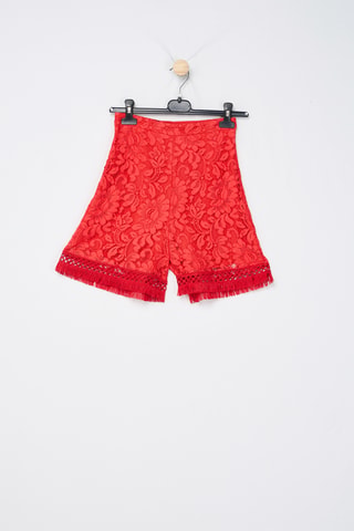 Short de encaje - Rojo