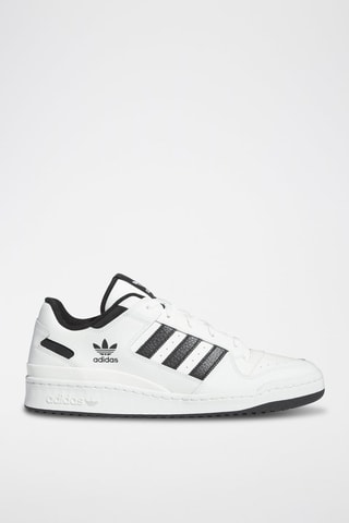 Baskets en cuir Forum - Blanc et noir