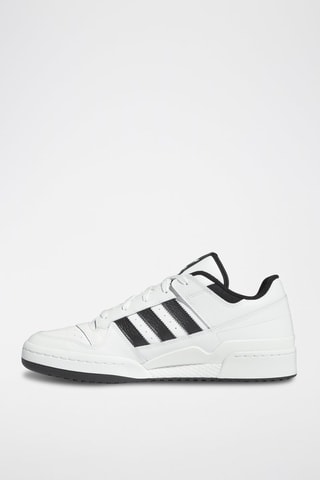 Baskets en cuir Forum - Blanc et noir