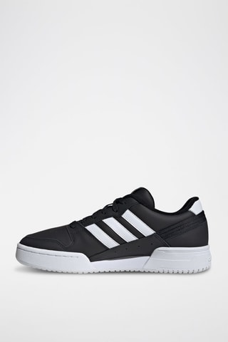 Baskets en cuir Team Court - Noir et blanc