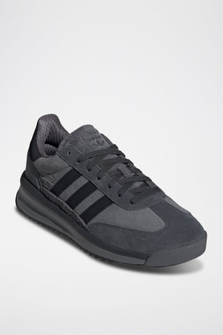 Baskets en nubuck - Gris foncé