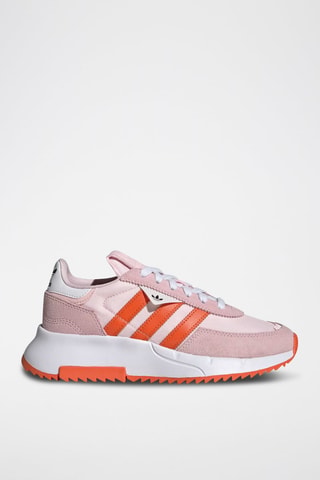 Baskets en nubuck Retropy F2 - Rose poudré