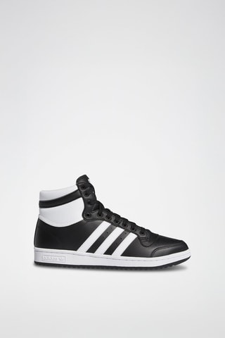 Chaussures de basketball en cuir - Blanc et noir