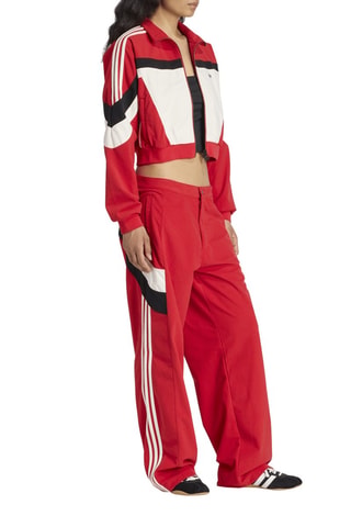 Pantalon loose de survêtement Blocking - Rouge