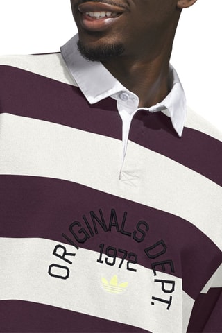 Polo loose Dept. Striped - Blanc