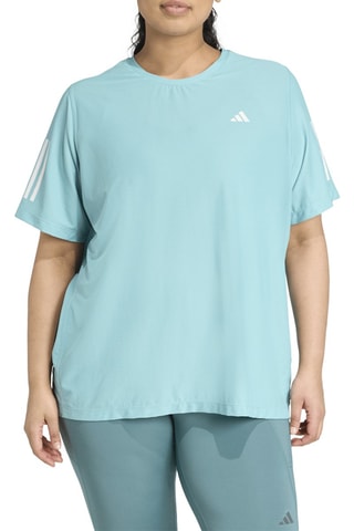 T-shirt de running Own the Run - Vert d’eau