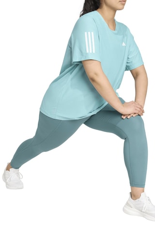 T-shirt de running Own the Run - Vert d’eau
