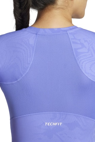 T-shirt tight d’entraînement - Bleu cobalt