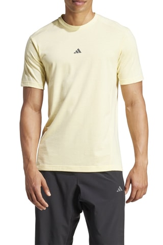 T-shirt regular de yoga - Jaune