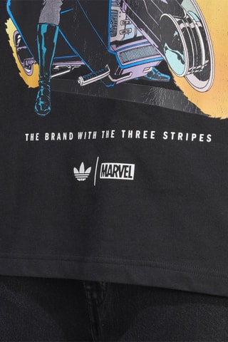T-shirt oversize Ghost Rider Marvel - Noir