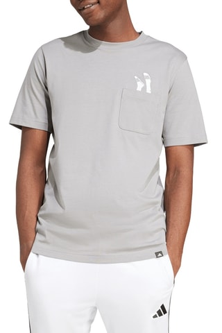 T-shirt regular - Gris clair