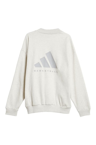 Sweat Basketball - Ecru et gris clair