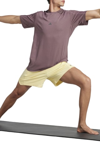 Short regular de yoga - Jaune